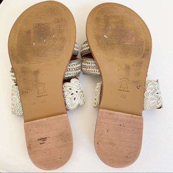 Anthropologie Jasper & Jeera Floretta Sandals 9/9.5 - Picture 3 of 9